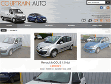 Tablet Screenshot of couptrainauto.com